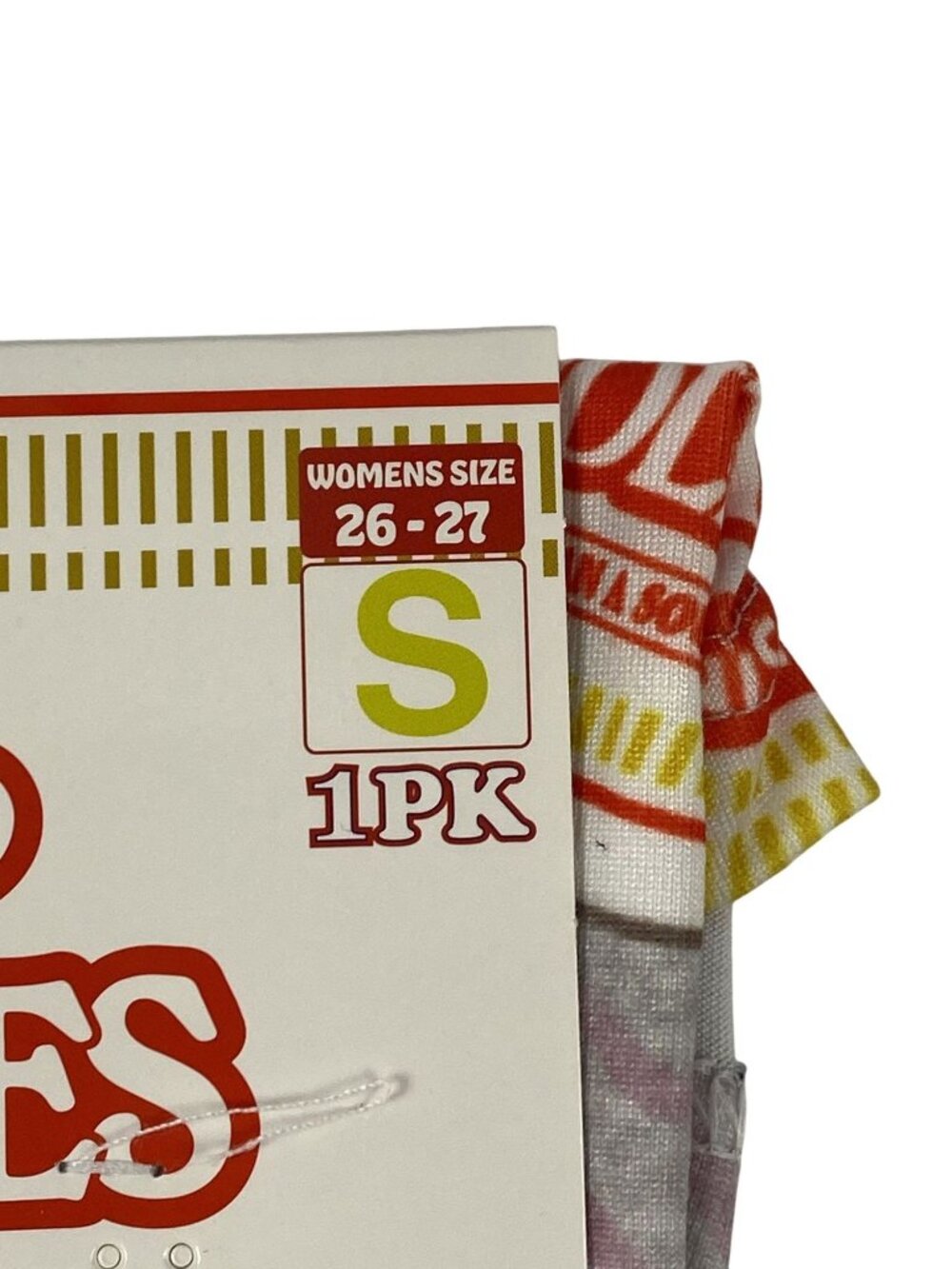 Nissin Cup Noodles Women's Boyshorts S Gray & Yellow Novelty Graphic - Picture 4 of 6
